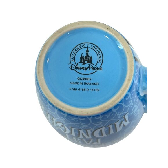 Cinderella Blue Coffee Mug Disney Park Ceramic 16 oz It’s Hard To Wake Uo When … - Picture 5 of 13